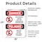 Signmission Safety Culture Sign, 18 in Width, Vinyl Decal, Rectangle, Bilingual OS-2PACK-DS-D-1824-VS-1503 - alternate 2